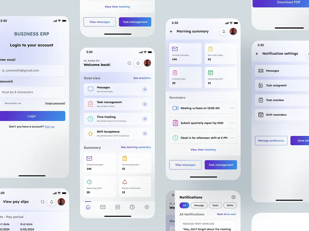 Mentors' ERP — ERP Management Interface
